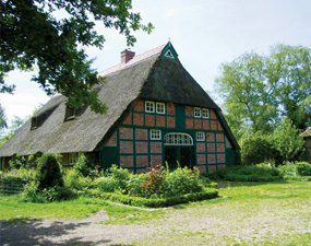 Bild eines Bauernhauses.